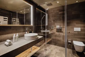 Double room, shower, toilet, 1 bed room - Bagno