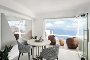 Sun Rocks Boutique Hotel - Caldera View Suites & Sunset Dining Experience - Coin salon dans le hall