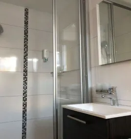 Gästehaus Alwin Diebold - 5 Gehminuten zum Europapark - Salle de bain