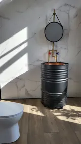 Appartement de vacances avec barbecue, jardin et terrasse | Vue mer - Salle de bain