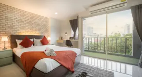 Q Space Residence - Vue de la chambre