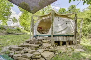 Unique Glamping Tent in Tennessee River Valley - Interior