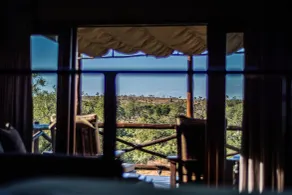 Lukimbi Safari Lodge - Ausblick vom Zimmer
