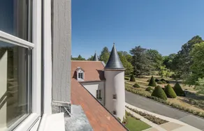 Château Saint-Jean, Relais & Châteaux - Vue de la chambre
