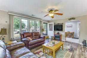 Shawano Lake Home: Beach Access, Partial Lake View - Interior