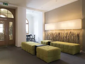 Hotel Edelweiss - Coin salon dans le hall