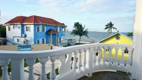 See Belize Seabreeze Sea View Studio With Balcony, Pool & Overwater Deck, 2nd FL - Balcony