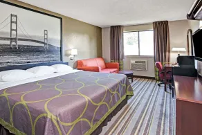 Super 8 by Wyndham Roseville/Detroit Area - Chambre