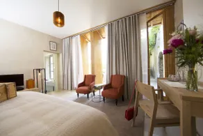 Hôtel de la Villeon - Ausblick vom Zimmer