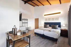 Appartement de vacances 'Casa Lomo El Aire Laurel' avec vue sur la mer, piscine partagée et Wi-Fi - Chambre