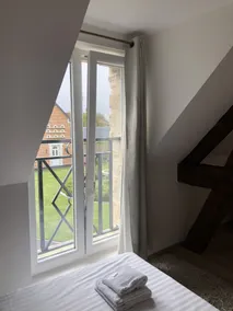 Logis Hotel & restaurant Le Relais De Fleurette - Ausblick vom Zimmer