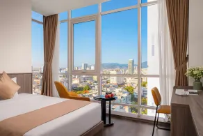 Petro Hotel Da Nang - Ausblick vom Zimmer