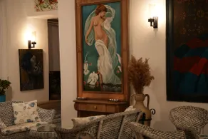 Bahama Art Hotel - Salottino della hall