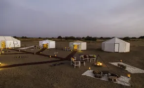 Horaz luxury Camp - Ausblick vom Zimmer
