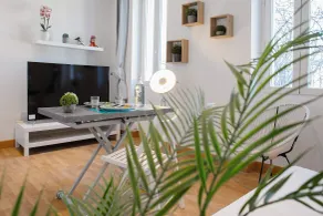 GregBnb - CLIMATISÉ - Studio 17m2 - Terrasse 100m2 - ΔΔΔ - Chambre