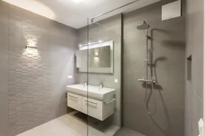 Ferienwohnung Granat - Badezimmer