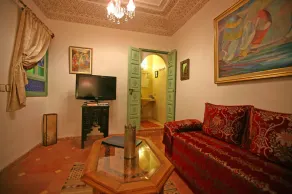 Riad Cherihane - Siddeområde i lobbyen