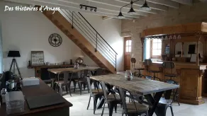 B&B Des Histoires d'Anges - Côté Jardin - Accueil Vélo - Restaurant