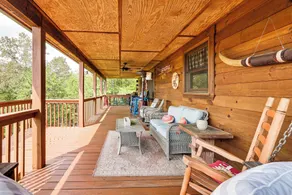 Deck & Mtn Views: 'sunset Ridge Cabin' in Murphy - Interiør