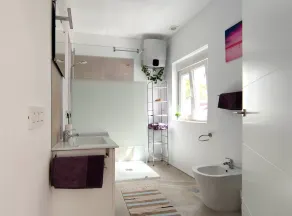Fantastico 1 - Groser Balkon,Gratis Perkplatz, Klimaanlage, gratis Netflix, BBQ - Salle de bain