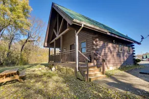 Cabin Along Rough River! Views, Fire Pit & Grill - Innenbereich