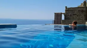 Aegean Castle Andros – Adults Only - Basseng