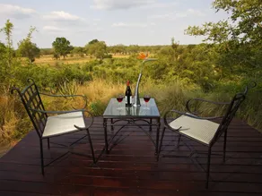Elephant Plains Game Lodge - Ausblick vom Zimmer