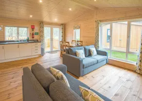 Six Berth pet Free Lodges - Coin séjour