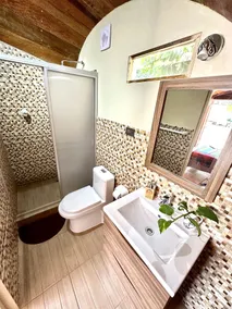 Glamping Toneles y Viñedos - Bagno