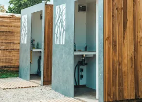Lodging Nature Camp Crozon - Baño