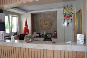 Güden-Pearl Apart Hotel , Große Apartments mit Küche , Privater Strand , Ausgezeichnetes Frühstück - Rezeption