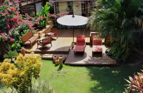Pousada Bambu Dourado - Vue de la chambre