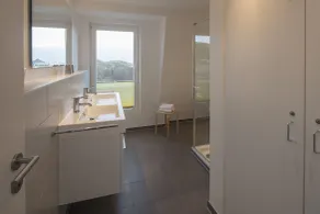 Kapitänshaus Bergmeyer mit Meerblick - Bathroom