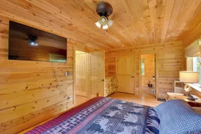 Franklin Cabin w/ Game Room, Mountain-view Deck - Værelse