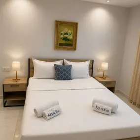 Serene Retreat Elegant Nabeul Apartment with Ocean Views - Chambre