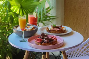 Chez Waffle Hotel  - Chambre