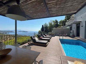 Superior 3-Bedroom Villa Cassiope with Private Pool and Breathtaking Sea Views - Basseng