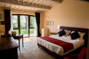 Familienorientierte weiträumige Villa mit Terrasse, privatem Pool und Garten | Haustiere erlaubt - Ausblick vom Zimmer