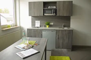 Komfort Apartments am Marktplatz - Kitchenette privada