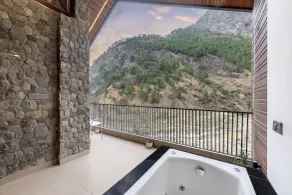 Echor Noah Villa Tirthan Valley - Ausblick vom Zimmer