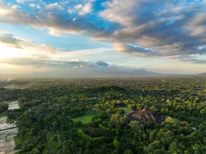 Villa Borobudur Resort - Vue de la chambre