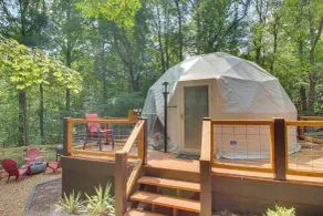 Unique Dome Home w/ Deck in Smoky Mountains - Interiør