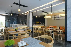 Paco Hotel Guangzhou Baiyun Airport Liantang Metro - Restaurante