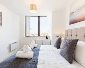 322 Large Modern 2-bedroom kingsize apartment city centre - Chambre