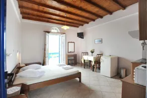 Nostos Beachfront Apartments & Studios - Chambre