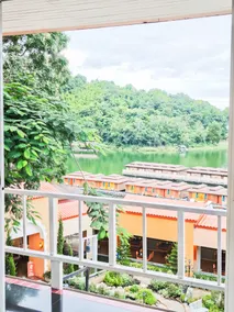 Raya Buri Resort Kanchanaburi - Ausblick vom Zimmer