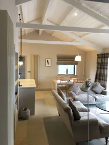 5 Luxury Lodge With Beautiful Views of the Taf Estuary - Sala de estar