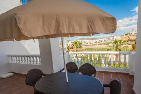 Apartamentos Las Rosas de Capistrano - Ausblick vom Zimmer