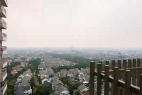 Minimalist Studio Room at Bintaro Icon Apartment - View from room