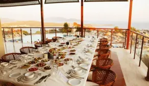 Club Bodrum Apart - 2 Bedrooms - Restaurante